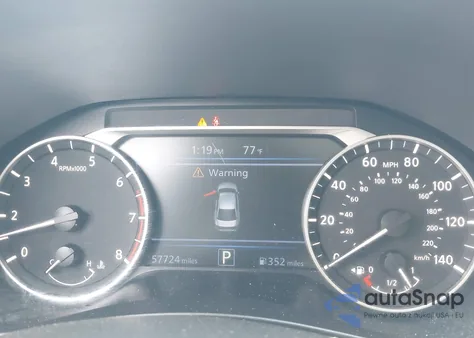 2021 Nissan Altima Sr Fwd из США, поврежденный, VIN 1N4BL4CV2MN317680